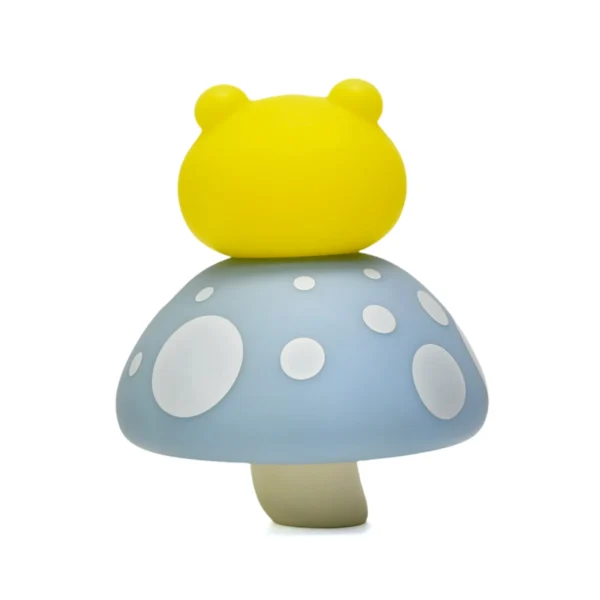 蘑菇青蛙 (3) Custom Mushroom Frog Vinyl Figure From Professional Vinyl Figurine Factory Cute Art Toy Collectible for Display