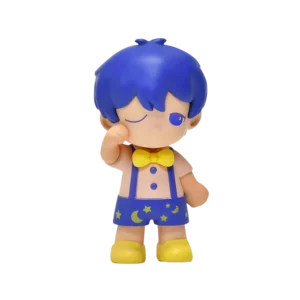 选秀小人 (1) Custom Anime PVC Figure Kawaii Chibi Boy Collectible Art Toy Designer Moon Star Themed PVC Figurine for Collection