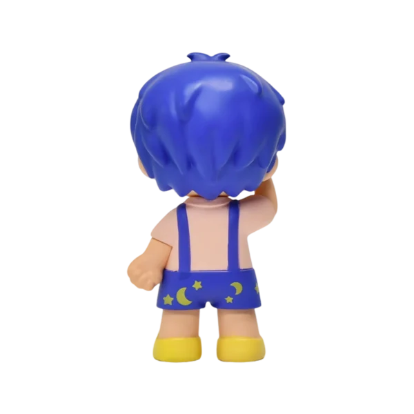 Custom Anime PVC Figure Kawaii Chibi Boy Collectible Art Toy Designer Moon Star Themed PVC Figurine for Collection