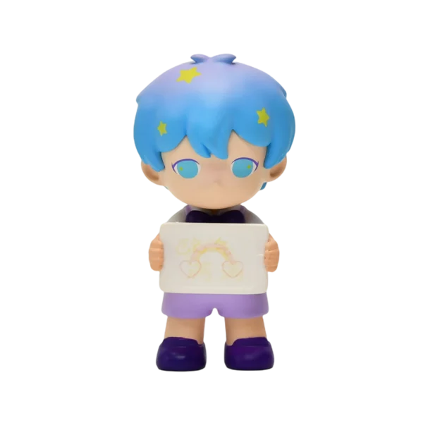 Anime PVC Figures Custom Mini Chibi Boy Collectible Toy Starry Themed Designer PVC Figurine for Collector