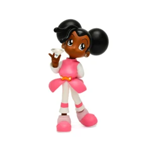 New Arrival Custom Cartoon Figure OEM/ODM Black Girl Vinyl Toy Action Figure Collectibles
