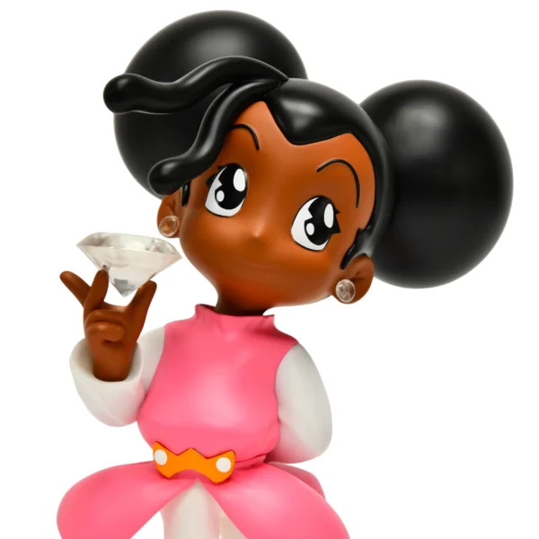 钻石黑女 (6) New Arrival Custom Cartoon Figure OEM/ODM Black Girl Vinyl Toy Action Figure Collectibles