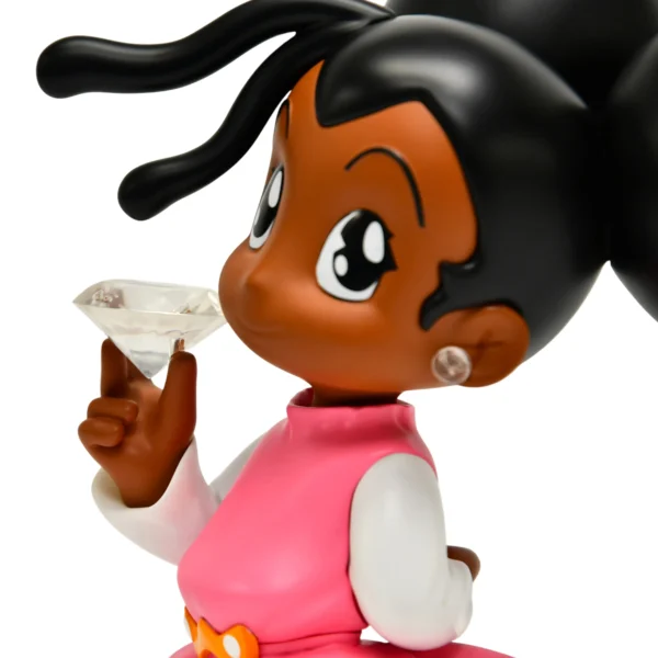 钻石黑女 (8) New Arrival Custom Cartoon Figure OEM/ODM Black Girl Vinyl Toy Action Figure Collectibles