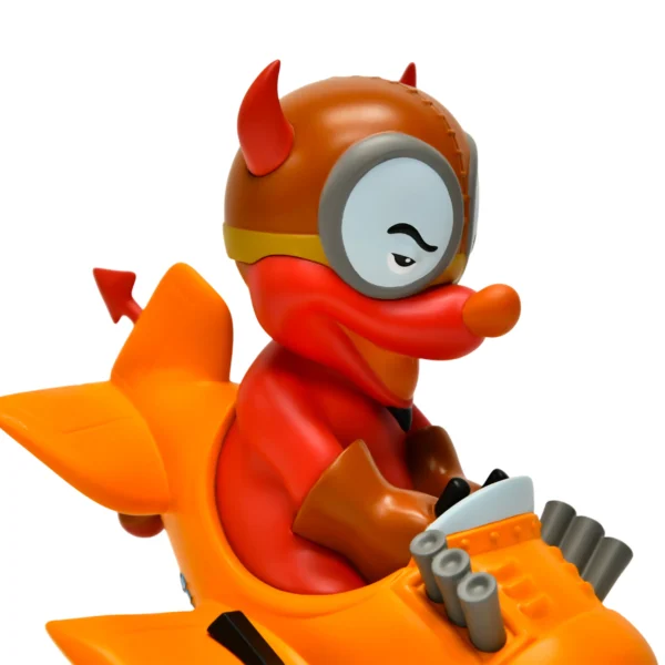 Custom Devil Pilot Airplane Vinyl Figure Collectible Art Toy from Professional Vinyl Figure Factory
