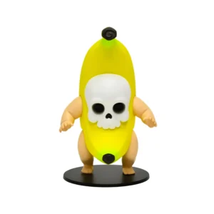 Create Your Own Vinyl Toy Custom Banana Skull Collectible Art Toy Action Figure for Home Decor