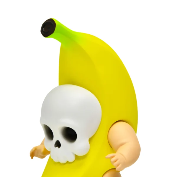 Create Your Own Vinyl Toy Custom Banana Skull Collectible Art Toy Action Figure for Home Decor