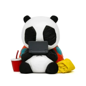 EN71_ASTM_CE Certified Toy Factory (2) EN71/ASTM/CE Certified Toy Factory Wholesale Custom Lazy Homebody Panda Vinyl Figurine Cute Animal Collectible Ornament