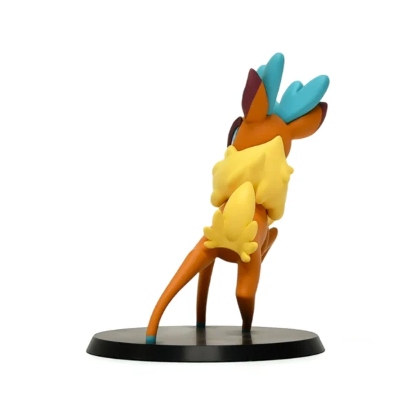 Custom Art PVC Figurines Colorful Anime Cartoon Deer PVC Figure Kawaii Animal Collectible Statue