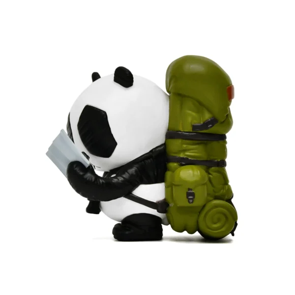 Custom Vinyl Figures Cartoon Panda Character Designer Art Toy Collectible Vinyl Figurine for Desk Decor