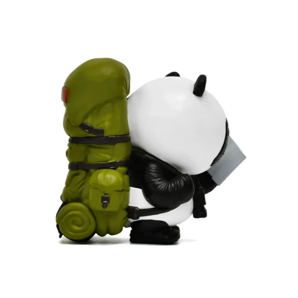 Custom Vinyl Figures Cartoon Panda Character Designer Art Toy Collectible Vinyl Figurine for Desk Decor
