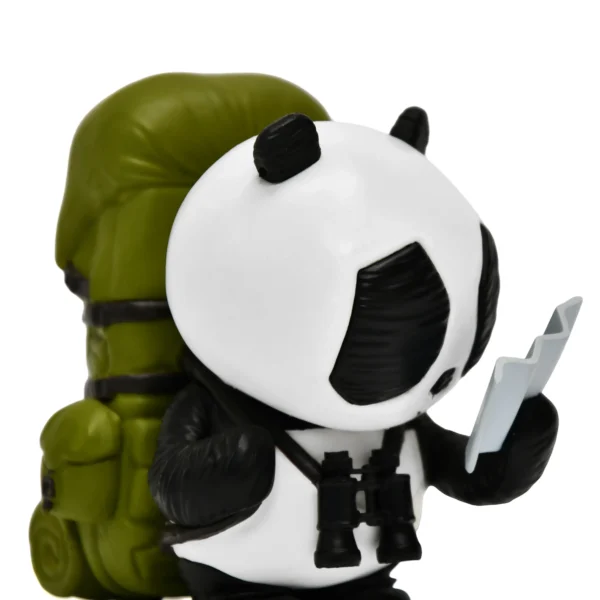 Custom Vinyl Figures Cartoon Panda Character Designer Art Toy Collectible Vinyl Figurine for Desk Decor