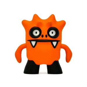 橙大眼怪 (1) Custom Vinyl Art Figure Cute Orange Monster Designer Vinyl Toy Kawaii Cartoon Collectible Figurine for Home Decor