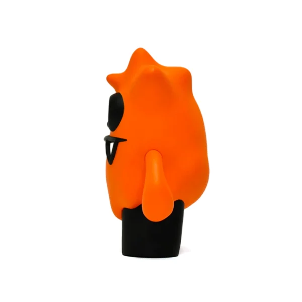 Custom Vinyl Art Figure Cute Orange Monster Designer Vinyl Toy Kawaii Cartoon Collectible Figurine for Home Decor