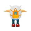 背包幽灵 (3) Custom Vinyl Art Figurine Hot Pop White Cartoon Character Designer Vinyl Toy Kawaii Collectible Statue for Room Decor