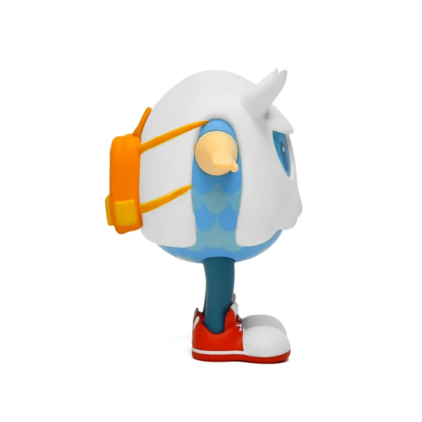 背包幽灵 (4) Custom Vinyl Art Figurine Hot Pop White Cartoon Character Designer Vinyl Toy Kawaii Collectible Statue for Room Decor