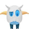 背包幽灵 (6) Custom Vinyl Art Figurine Hot Pop White Cartoon Character Designer Vinyl Toy Kawaii Collectible Statue for Room Decor