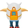 背包幽灵 (9) Custom Vinyl Art Figurine Hot Pop White Cartoon Character Designer Vinyl Toy Kawaii Collectible Statue for Room Decor