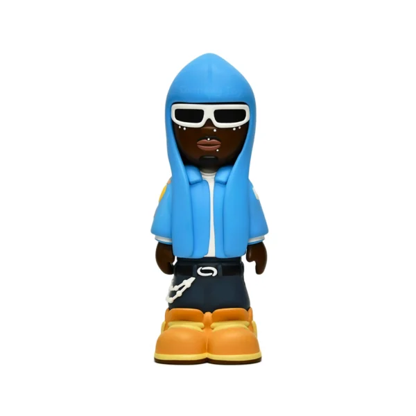 蓝外套黑人 (1) Best Vinyl Toys Wholesale Hip Hop Rapper Collectible Figures Designer Vinyl Sculpture