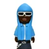 蓝外套黑人 (6) Best Vinyl Toys Wholesale Hip Hop Rapper Collectible Figures Designer Vinyl Sculpture