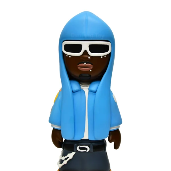 蓝外套黑人 (6) Best Vinyl Toys Wholesale Hip Hop Rapper Collectible Figures Designer Vinyl Sculpture