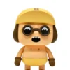 黄帽眼镜仔 (6) Custom Soft Vinyl Toy Cartoon Boy Urban Pop Art Figurine Collectible Character Statue