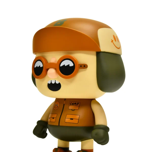 Vinyl Toy Manufacturing Cute Camp Hiker Doll Vintage Outdoor Adventure Boy Vinyl Collectible Statue