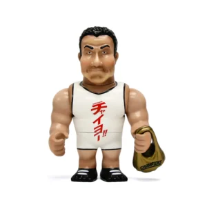 Premium Vinyl Figure Japanese Wrestler Character Collectible Statue Retro Sports Pop Art Doll