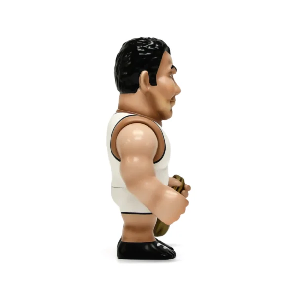 Premium Vinyl Figure Japanese Wrestler Character Collectible Statue Retro Sports Pop Art Doll