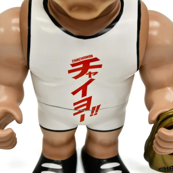 Premium Vinyl Figure Japanese Wrestler Character Collectible Statue Retro Sports Pop Art Doll