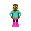 1 Custom Cartoon Character Vinyl Art Figure OEM Designer Urban Toy Collectible Anime Boy Hero Statue