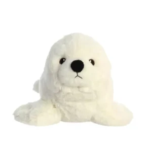 Custom White Seal Stuffed Animal Toy Soft Plush Toy Cuddly Fluffy Plush Pillow for Room Decor