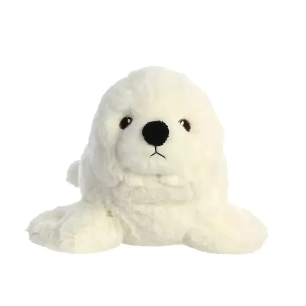 Custom White Seal Stuffed Animal Toy Soft Plush Toy Cuddly Fluffy Plush Pillow for Room Decor