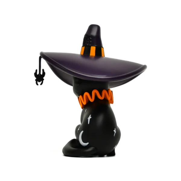 Halloween Witch Black Cat PVC Art Toy Custom Designer Collectible Figure Desktop Decoration Toy