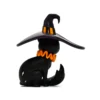 Halloween Witch Black Cat PVC Art Toy Custom Designer Collectible Figure Desktop Decoration Toy