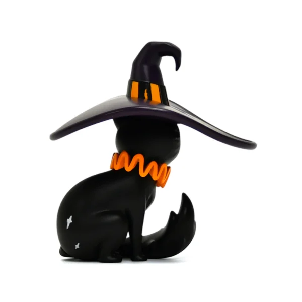 Halloween Witch Black Cat PVC Art Toy Custom Designer Collectible Figure Desktop Decoration Toy
