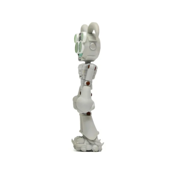 Designer Action Figurine (2) Articulated PVC Designer Action Figurine Cyberpunk Mecha Robot Urban Collectible Art Toy Mechanical Robot Statue