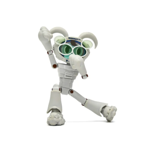 Designer Action Figurine (6) Articulated PVC Designer Action Figurine Cyberpunk Mecha Robot Urban Collectible Art Toy Mechanical Robot Statue