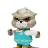 Custom Designer Vinyl Toy Figure Collectible Action Figure Cartoon Cat Character Art Toy For Decoration Gift