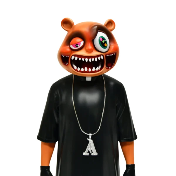 Roto Casting Vinyl Toys Hip Hop Designer Art Figure Urban Gothic Collectible Statue for Desktop Decor